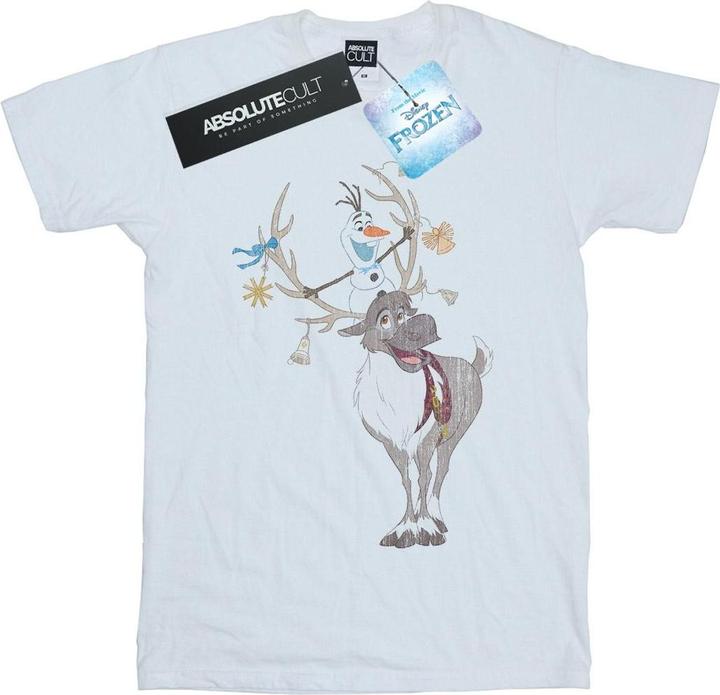 Immagine prodotto Disney Frozen Sven And Olaf Christmas Ornaments Maglietta Uomo (3XL)