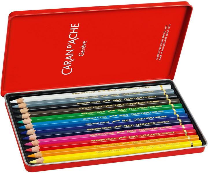 Actual product image Caran d'Ache Pablo Metallschachtel (Multicoloured, 12 x)