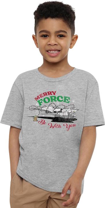 Immagine prodotto Star Wars Merry Force Be With You Maglietta Grogu Bambini (152, 158)