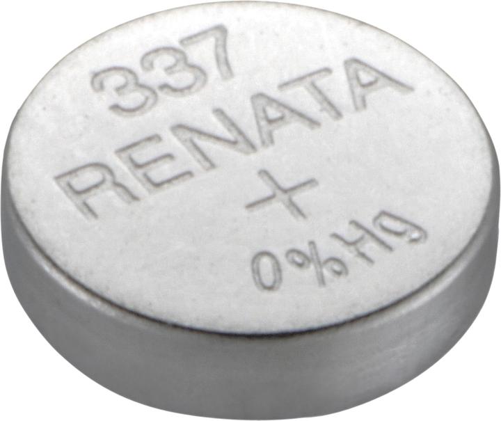 Produktbild Renata Knopfzelle 337, 8mAh, Silberoxid (8 mAh)