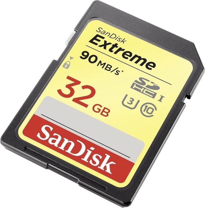 Produktbild SanDisk Extreme Plus 2-Pack 32GB 90MB/s. V30 (32 GB, SDHC, U3, UHS-I)