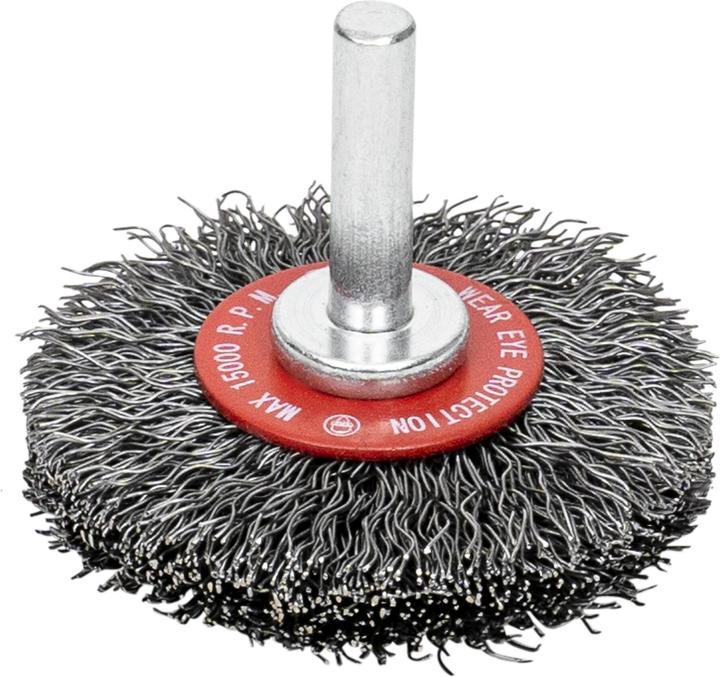 Immagine prodotto Stier Spazzola circolare ø 50 mm, ø codolo 6 mm, 0,3 mm, ondulata, acciaio
