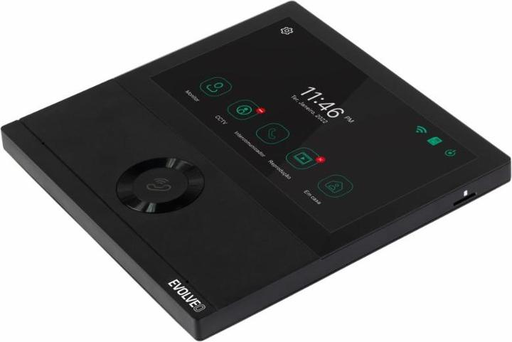 Image du produit Evolveo DoorPhone AHD7, Sada domácího WiFi videotelefonu s ovládáním brány nebo dveří černý monitor (Filaire, Sans fil)