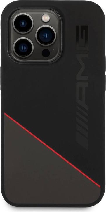 Image du produit Mercedes-Benz AMG Liquid Silicone Two Tone Case pour iPhone 14 Pro Max Noir (Apple iPhone 14 Pro Max)
