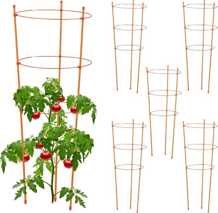 Immagine prodotto Relaxdays 6x sostegni-per-pomodori (28 cm, 28 cm)