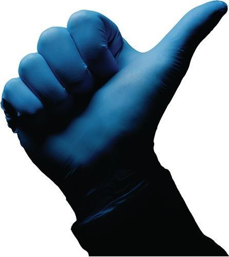 Actual product image Ampri Disposable glove Med Comfort Blue size XL blue nitrile EN 374, EN 455 PPE category III (XL)