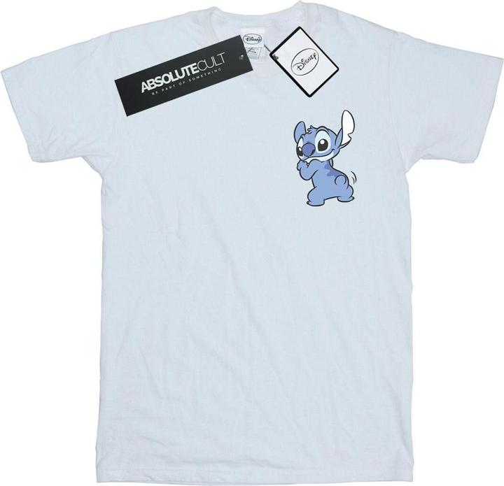 Produktbild Disney Lilo And Stitch Stitch Backside Breast Print TShirt Mädchen (140, 146)