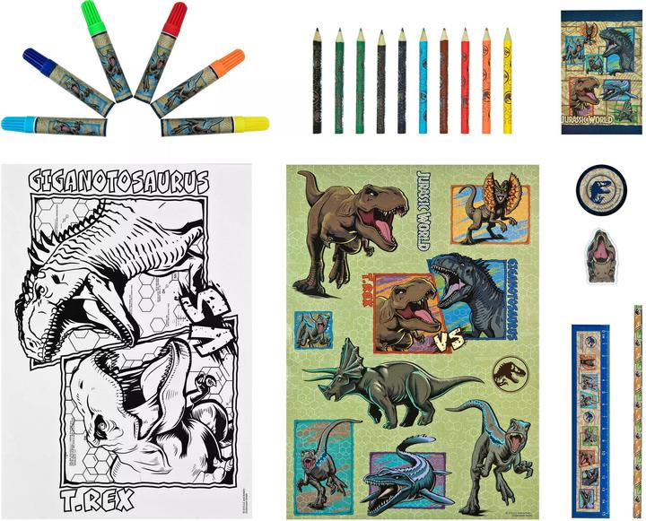 Actual product image Undercover Jurassic World 35-piece colouring set