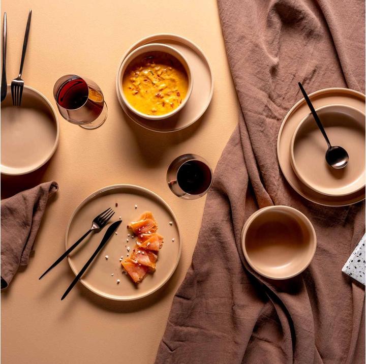 Actual product image Leonardo Roma dinner plate 6 pieces, orange (6 x, 27 cm)
