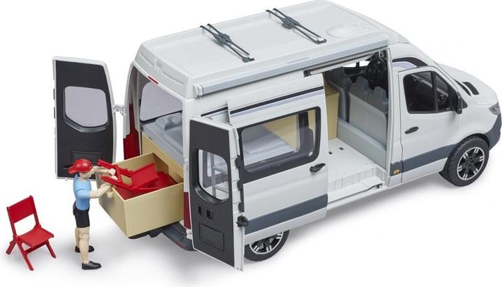 Actual product image Bruder Mercedes Benz Sprinter Camper with driver