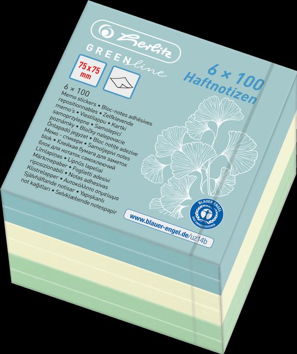 Image du produit Herlitz Bloc-notes à 600 feuilles, multicolore (75 x 75 x 75 cm)