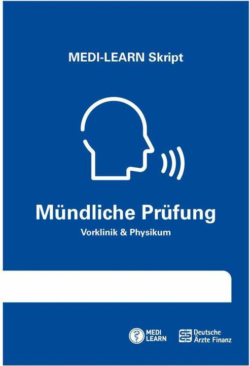 Immagine prodotto Skript - Mündliche Prüfung (Tedesco, Casa editrice MEDI-LEARN GbR, Sabine MEDI-LEARN Verlag GbR, 2022)