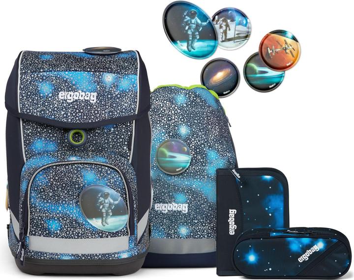 Image du produit Ergobag cubo 5 pcs. Set Ours Auto-stop Glow (19 l)