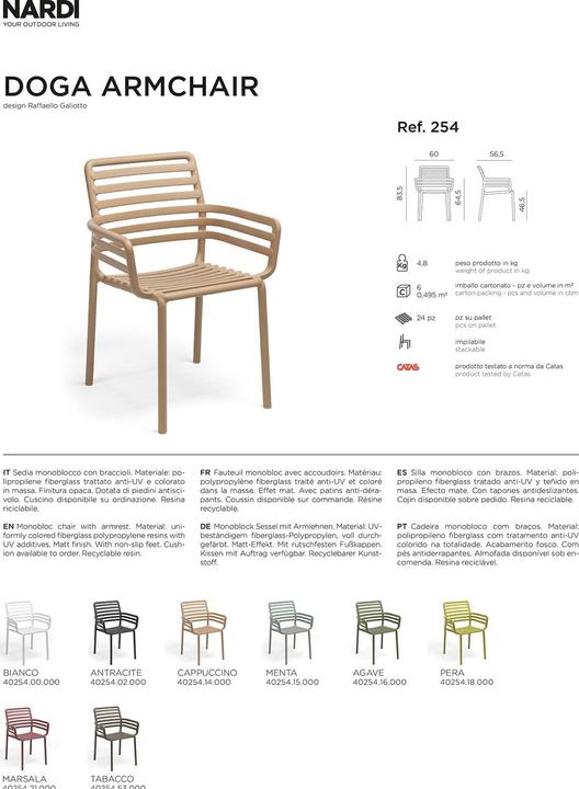 Actual product image Nardi Doga