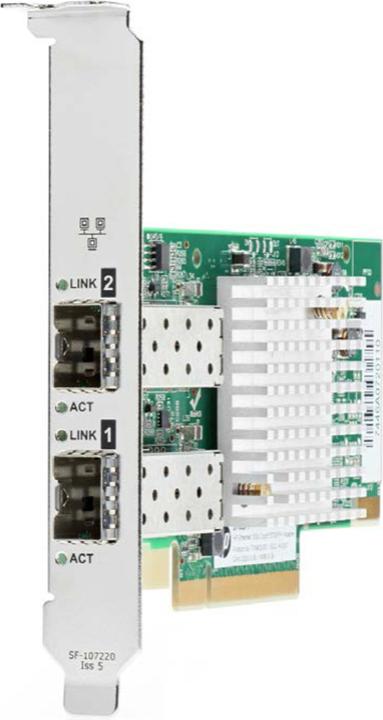 HPE 562SFP+, PCIe, 2-port SFP+, 10Gb (PCI Express 3.0 x8)