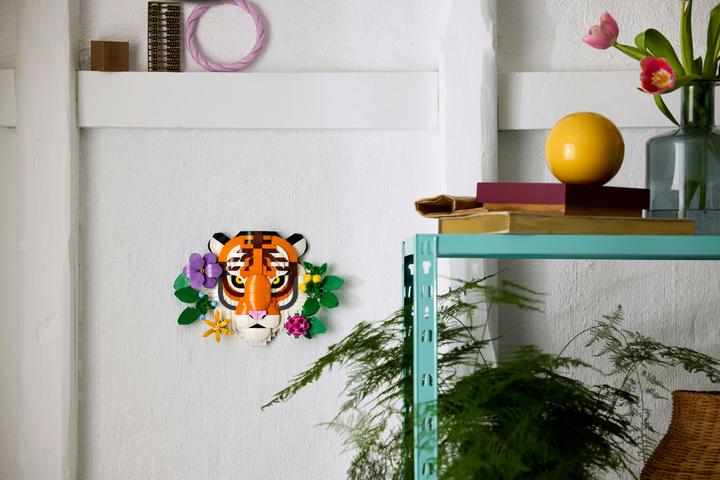 Actual product image LEGO Fauna Collection - Tiger (31217, LEGO Art)