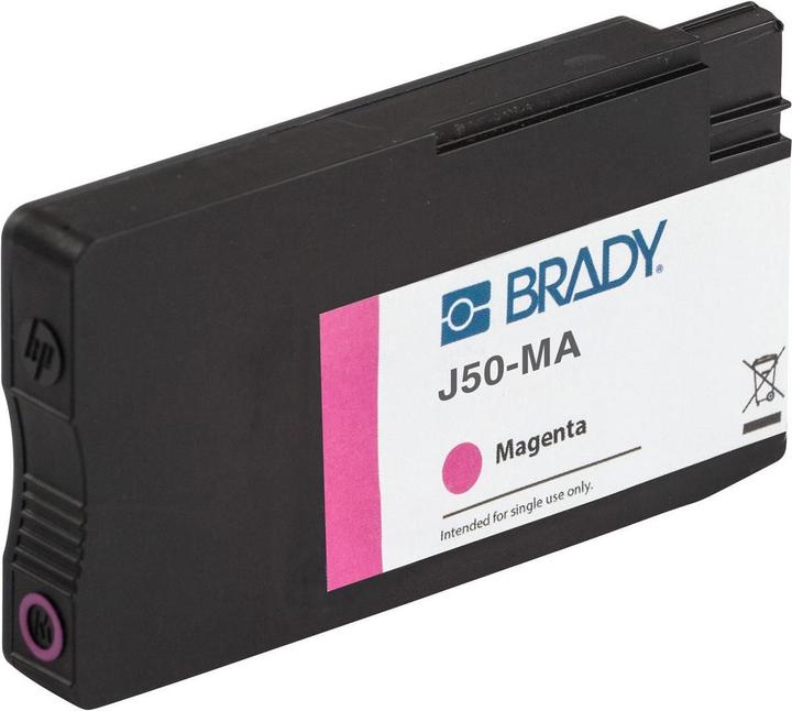 Brady J50-MA - pigment based ink - magenta - - BradyJet J5000 - 101.6 mm -