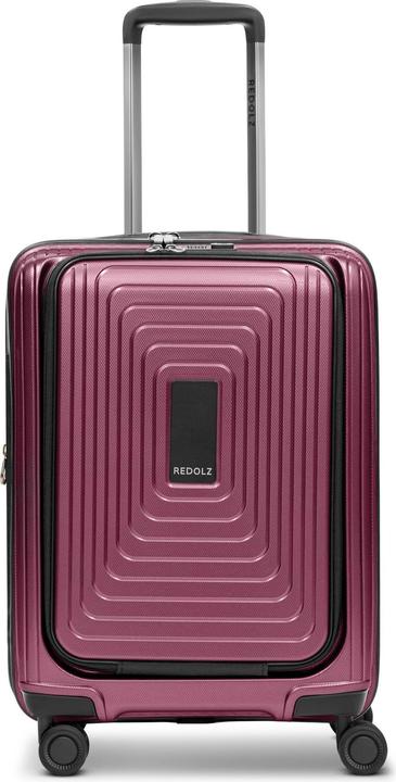 Redolz Essentials 14 4-Rollen Kabinentrolley 55 cm Laptopfach mit Dehnfalte (45 l, Handgepäck (bis 50l))
