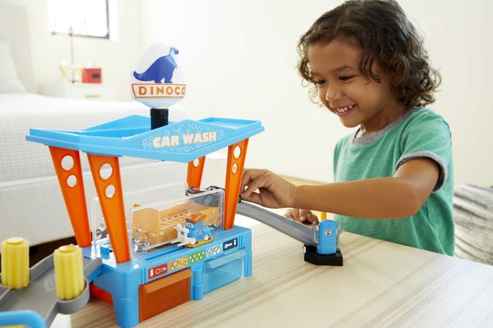 Immagine prodotto Disney Cars Set di gioco per autolavaggio Dinoco con cambio di colore