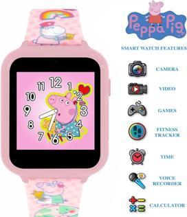 Actual product image Accutime Kids Smart Watch Peppa Pig (pink): selfie camera, photo & video, stopwatch, 6 games, 3... (40 mm)