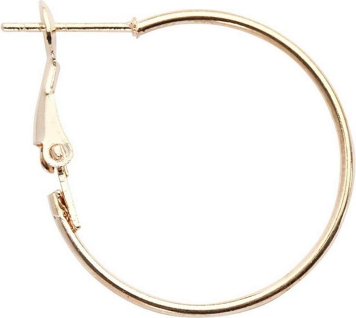 Immagine prodotto Creativ Company Orecchini tondi, placcati oro 25 mm, 8 pezzi (Metallo)