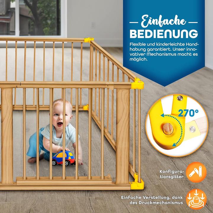 Immagine prodotto Kiduku Box da 7,2 metri giallo (90 cm, 70 cm, Pino)