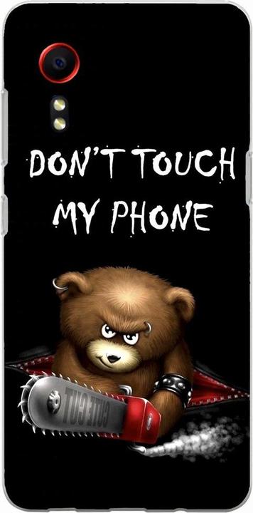 Dont Touch My Phone Bear Black