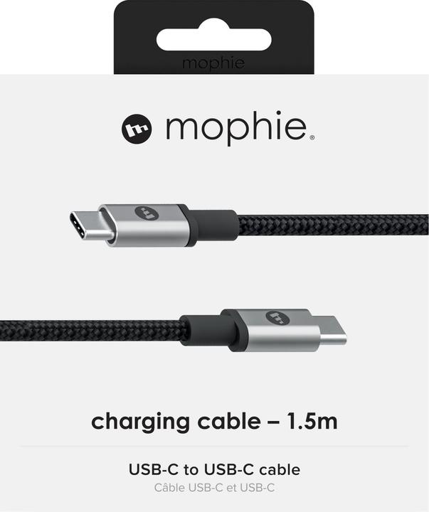 Actual product image mophie Charge/Sync Cable USB-C USB-C (3.1) 1.5m (1.50 m, USB 3.2 Gen 1)