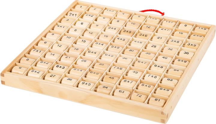Produktbild small foot Multiplizier-Tabelle Kleines 1x1 (Deutsch, Englisch, Französisch, Italienisch)