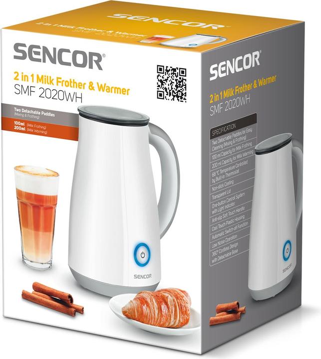 Actual product image Sencor SMF 2020WH Milk Frother Automatic Milk Frother (20 cl)