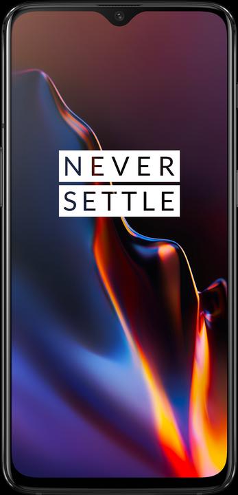 OnePlus 6T (8GB) (128 GB, Mirror Black, 6.41", Dual SIM, 16 Mpx, 4G)