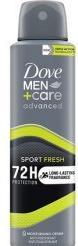 Immagine prodotto Dove Spray antitraspirante Men + Care Advanced Sport Fresh (antitraspirante) 150 ml (Getto vaporizzato, 150 ml)