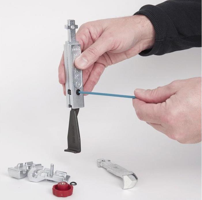 Immagine prodotto Kukko Set di ganci per estrattori serie 2-S 3pz. gancio-l.250mm rapido regolabile c.pezzo scorrevole