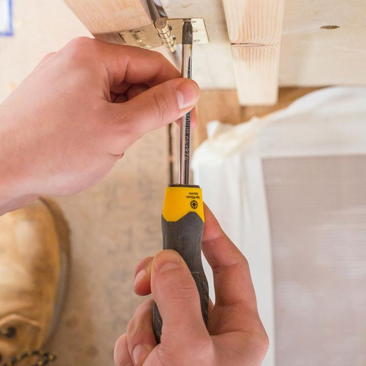 Productafbeelding Stanley CushionGrip schroevendraaierset 4 stuks - sleuf, kruiskop (Schroeven met sleufkop, Phillipps kruissleuf (PH))