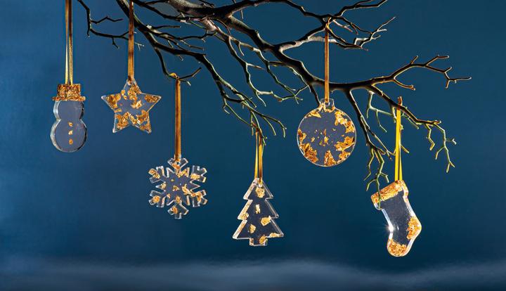 Produktbild Glorex Silikon Giessform "Weihnachtsformen"