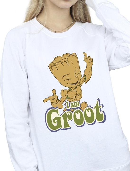 Actual product image Guardians of the Galaxy Womens/Ladies Groot Dancing Sweatshirt (XXL)