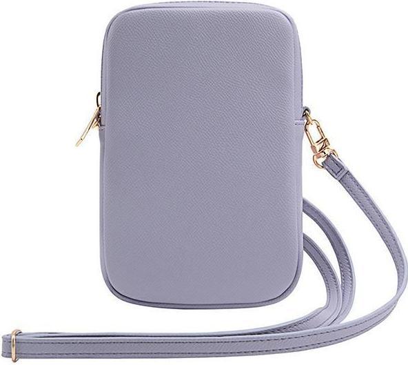 Actual product image Guess PU Grained 4G Metal Logo Wallet - purple