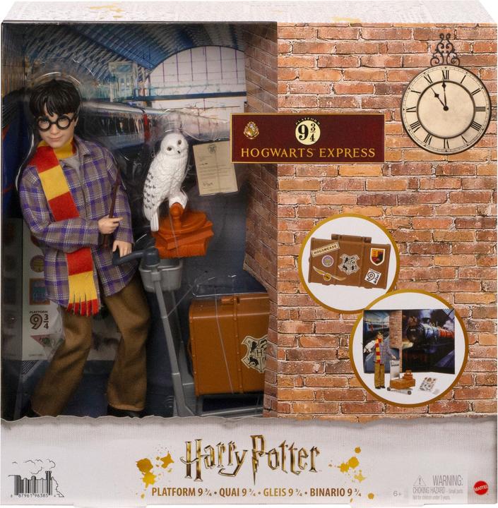 Produktbild Gleis 9 3/4 Spielset mit Puppe & Hedwig Figur