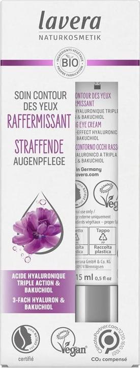 Produktbild Lavera Straffende Augenpflege (15 ml, Tag)