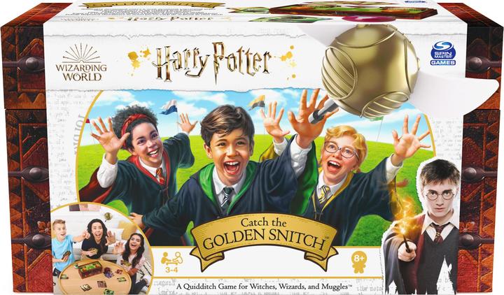 Actual product image Spin Master Harry Potter Caccia al Boccino d'oro, gioco di Quidditch da tavola per streghe, maghi e Babbani