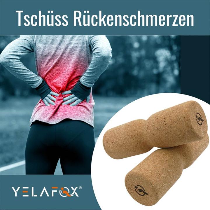 Actual product image Yelafox Fascia roller with groove
