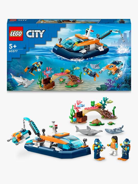 Immagine prodotto LEGO Barca da ricerca marina (60377, LEGO City)