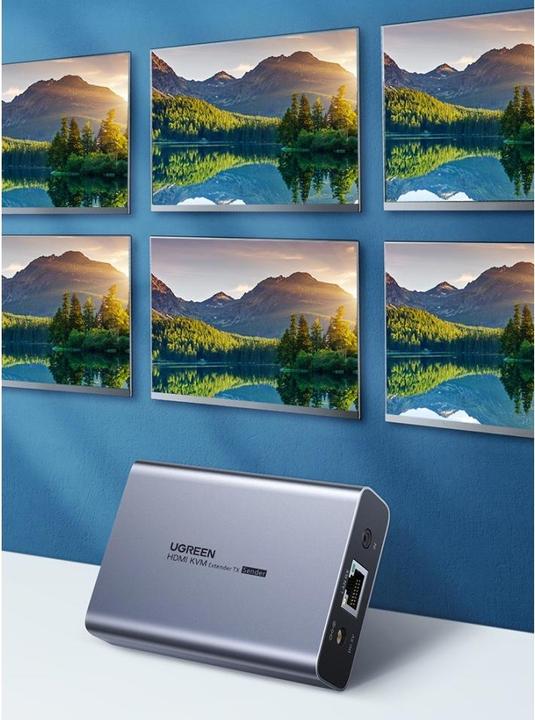Actual product image Ugreen HDMI over Ethernet Extender