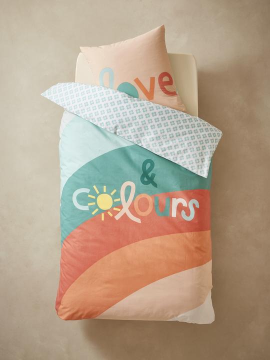 Image du produit Vertbaudet Kinder Bettwäsche-Set LOVE & COLORS Oeko-Tex