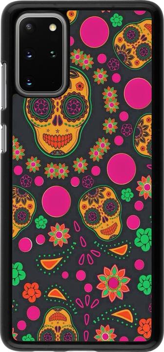 Produktbild PhoneLook Hülle Halloween 22 colorful mexican skulls (Samsung Galaxy S20+)