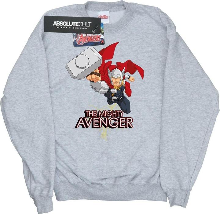 Actual product image Girls Thor The Mighty Avenger Sweatshirt (128)