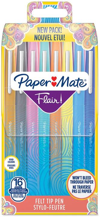 Actual product image Paper Mate Flair Set (Multicoloured, 16 x)