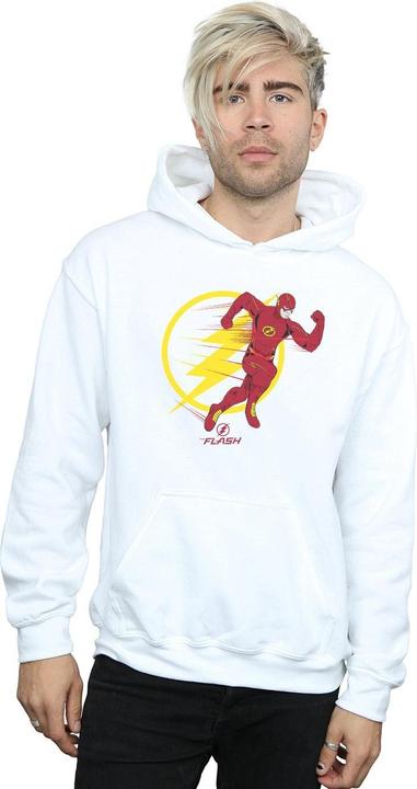 Actual product image Mens The Flash Running Emblem Hoodie (XL)