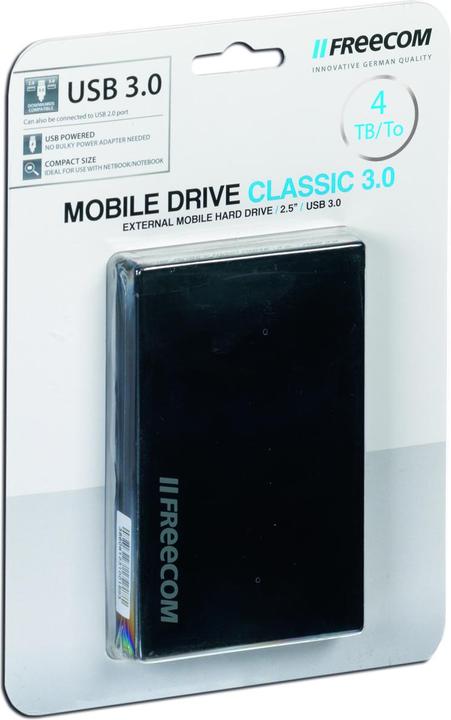 Image du produit Freecom Appareil mobile Classic 4TB USB 3.0 (4 To)
