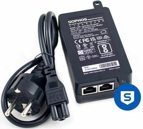 Produktbild Sophos Gbit/2.5G PoE++ Injector 802.3bt - 60W - EU power cord (60 W)